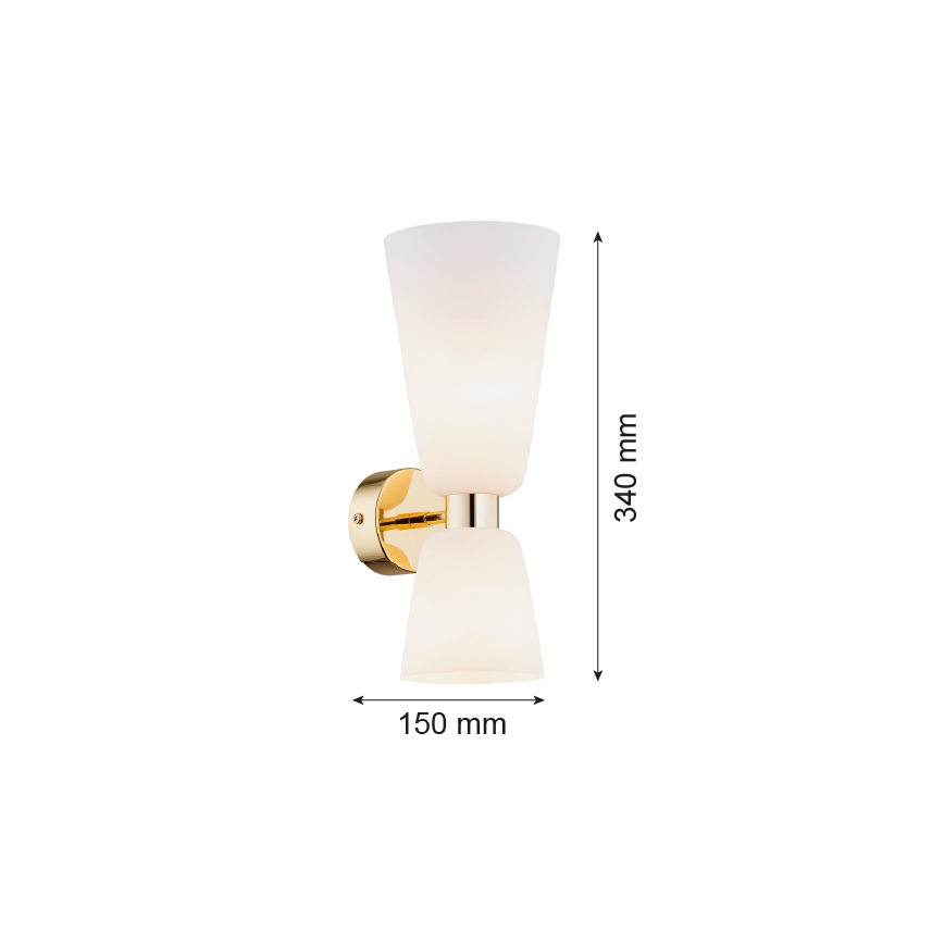 Argon 1034 - Seinavalgusti RENO 2xE14/7W/230V