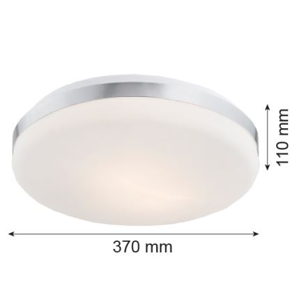 Argon 1199 - Laevalgusti SALADO 3xE27/15W/230V d. 37 cm matt kroom