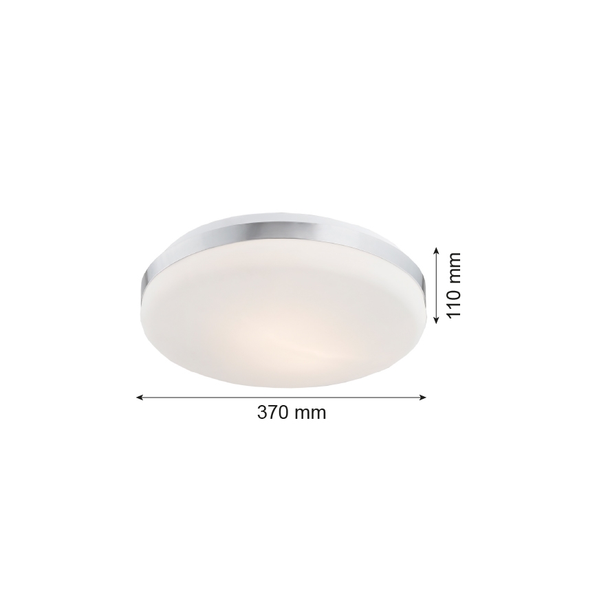 Argon 1199 - Laevalgusti SALADO 3xE27/15W/230V d. 37 cm matt kroom