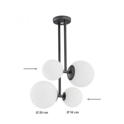 Argon 1646 - Asenduskuppel klaasist ASPEN d. 16 cm