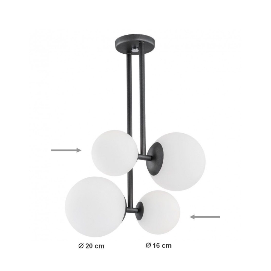 Argon 1646 - Asenduskuppel klaasist ASPEN d. 16 cm