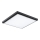 Argon 1826 - Laevalgusti CARLSON 4xE27/15W/230V 60x60 cm must
