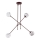 Argon 1842 - Ripplühter ABSOS 4xE14/7W/230V alabaster pruun