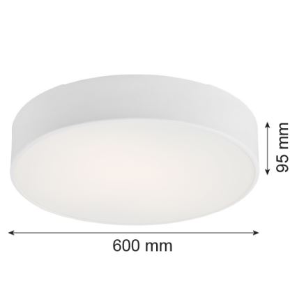 Argon 2082 - Laevalgusti DARLING 5xE27/15W/230V d. 60 cm valge
