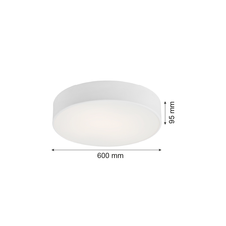 Argon 2082 - Laevalgusti DARLING 5xE27/15W/230V d. 60 cm valge