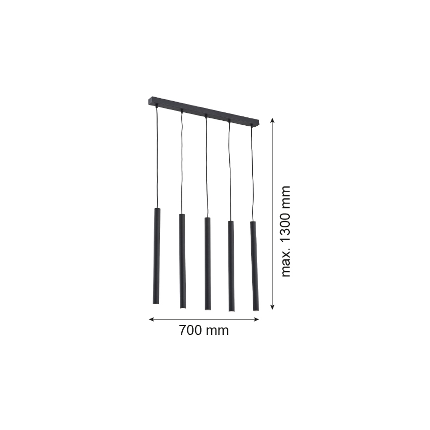 Argon 2137 - Ripplühter ETNA PLUS 5xG9/6W/230V must