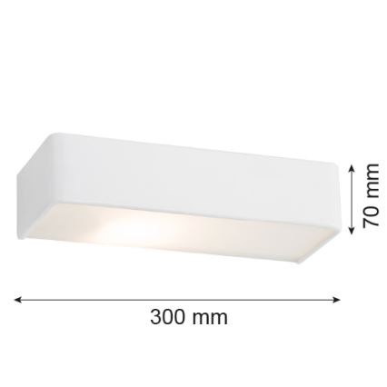 Argon 3072 - Seinavalgusti RODAN 1xE27/15W/230V