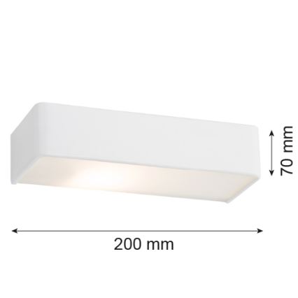 Argon 3077 - Seinavalgusti RODAN 1xE27/15W/230V