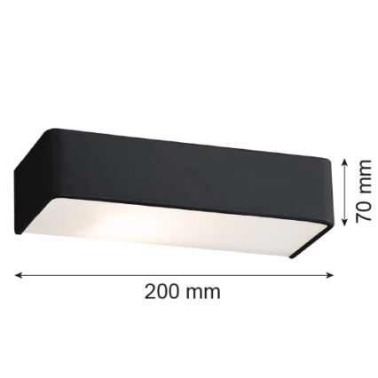 Argon 3079 - Seinavalgusti RODAN 1xE27/15W/230V