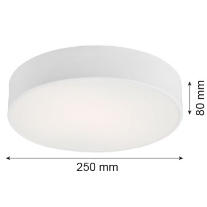 Argon 3082 - Laevalgusti DARLING 2xE27/15W/230V d. 25 cm valge