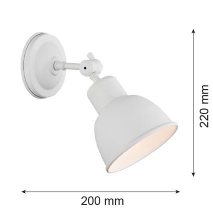 Argon 3182 - Seinavalgusti EUFRAT 1xE27/60W/230V