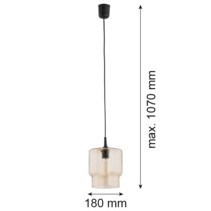Argon 3273 - Lühter NEWA 1xE27/15W/230V beež