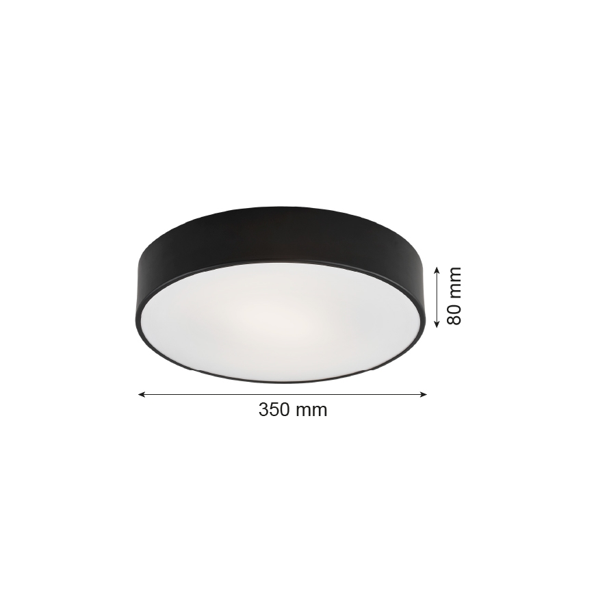 Argon 3570  - LED Laevalgusti DARLING LED/25W/230V d. 35 cm must