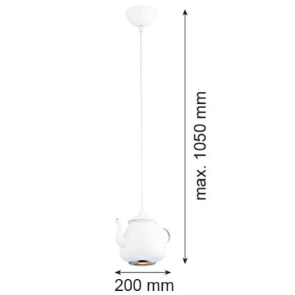 Argon 3650 - Rippvalgusti JAMAJKA 1xGU10/50W/230V