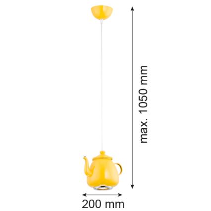 Argon 3651 - Rippvalgusti JAMAJKA 1xGU10/50W/230V
