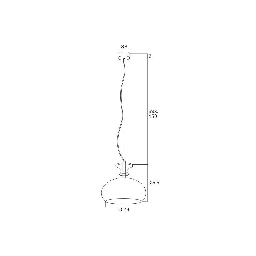 Argon 3805 - LED Lühter GROSSETO LED/8W/230V