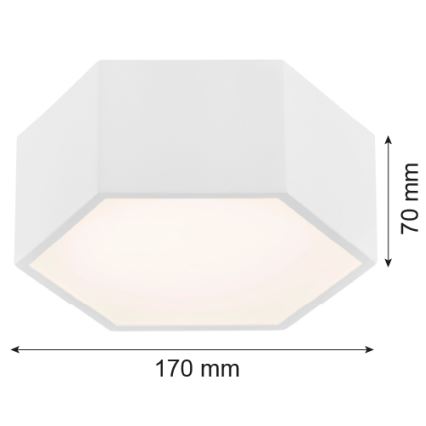 Argon 3828 - LED Laevalgusti ARIZONA LED/9W/230V valge
