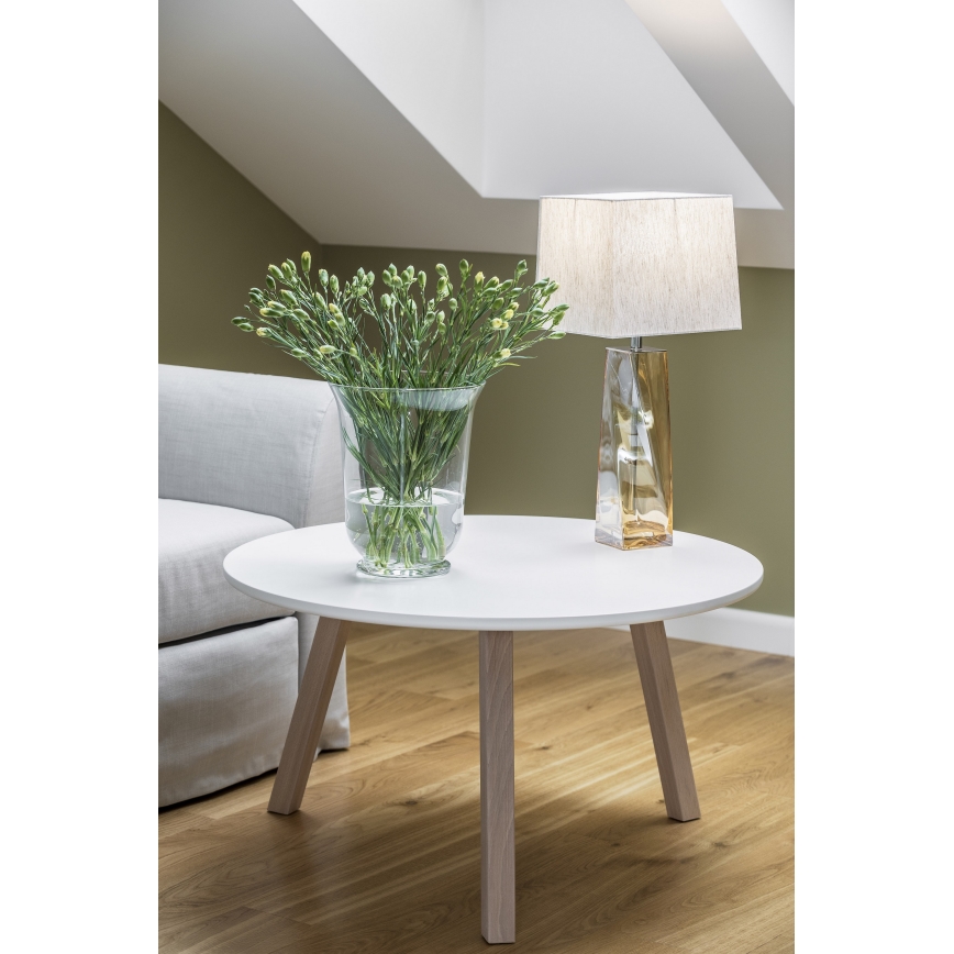 Argon 3840 - Laualamp LILLE 1xE27/15W/230V valge