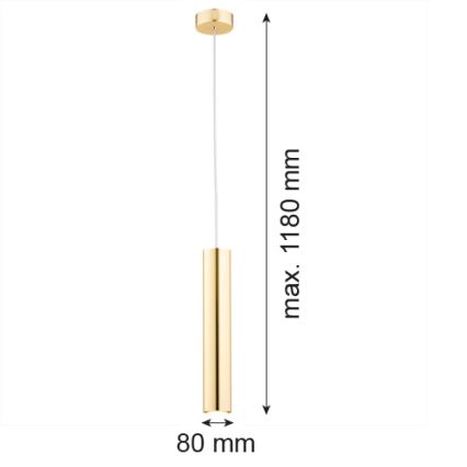 Argon 4057 - Lühter GOMERA 1xGU10/5W/230V messing