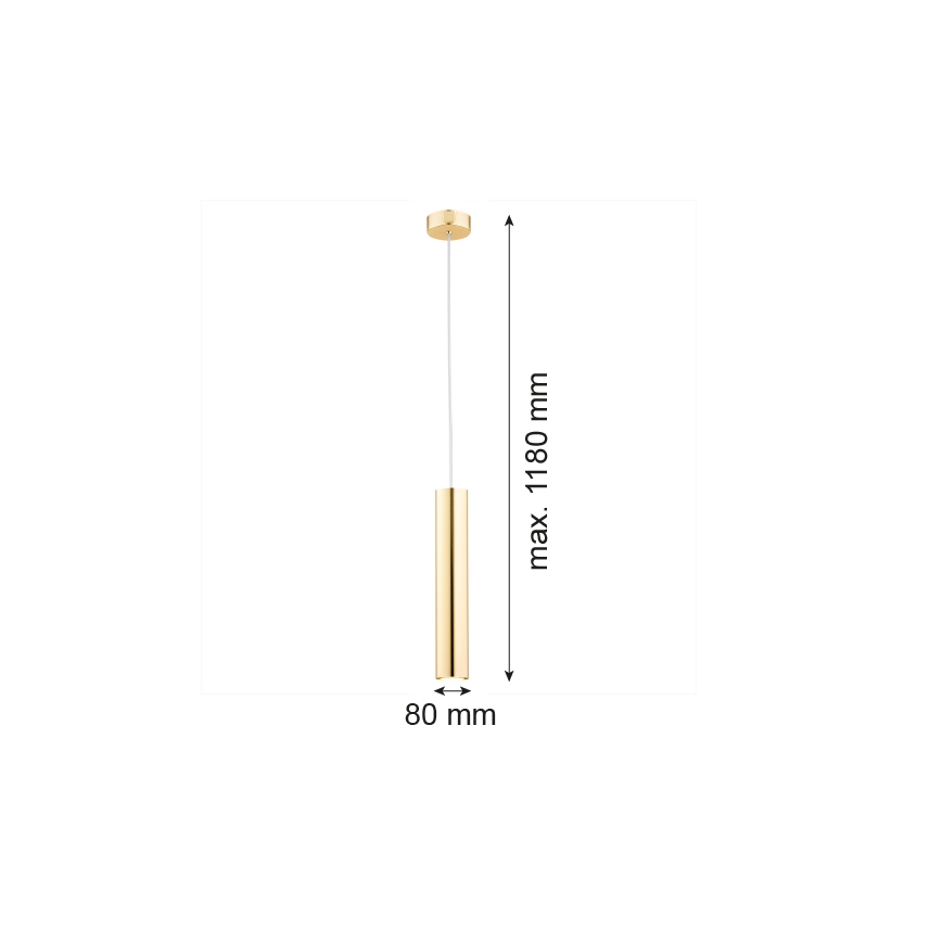 Argon 4057 - Lühter GOMERA 1xGU10/5W/230V messing