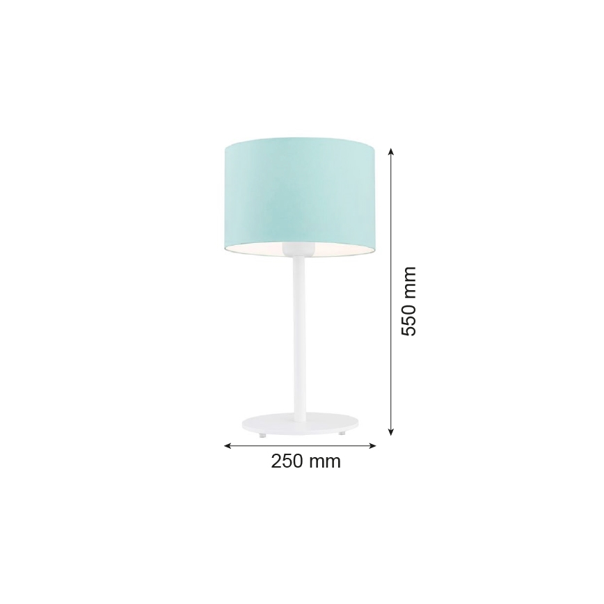 Argon 4127 - Laualamp MAGIC 1xE27/15W/230V türkiis/valge