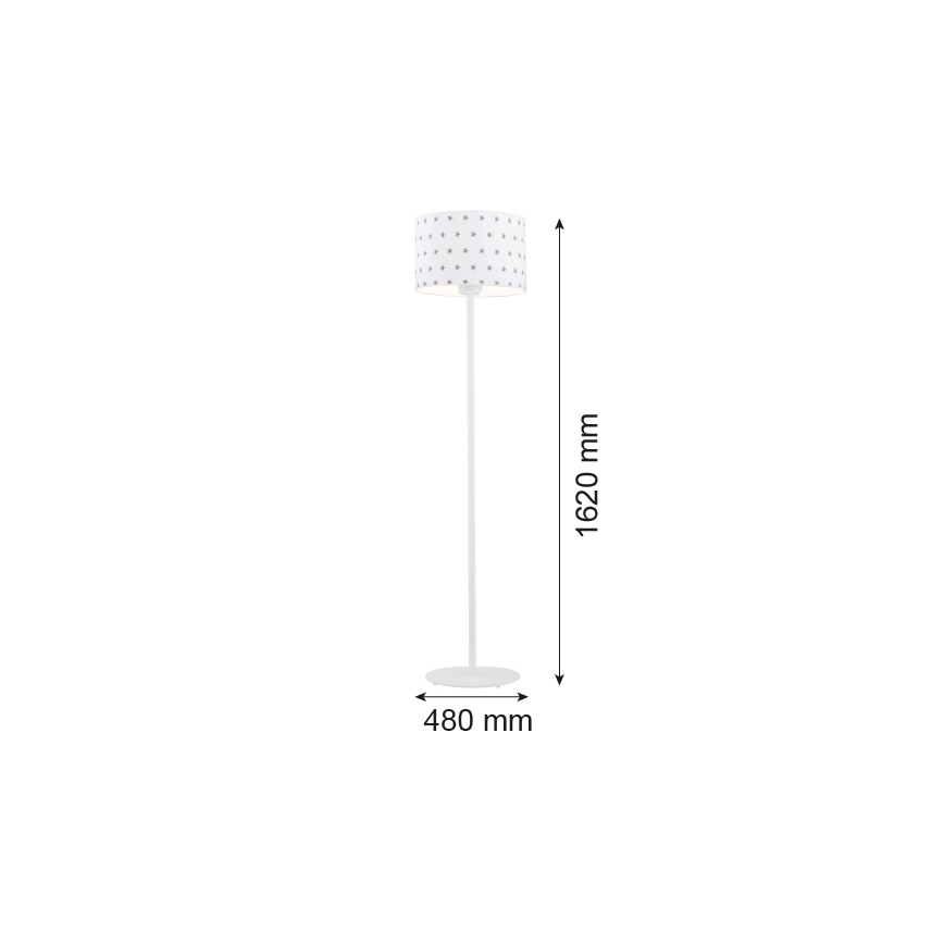 Argon 4129 - Põrandalamp MAGIC 1xE27/15W/230V valge