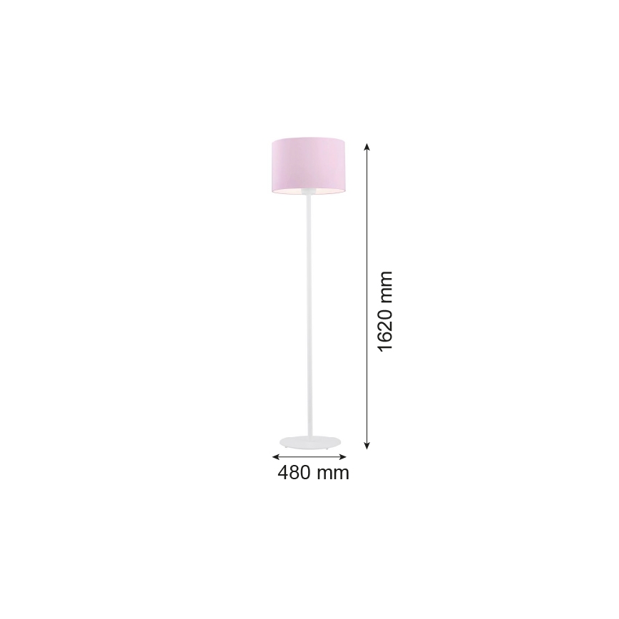 Argon 4132 - Põrandalamp MAGIC 1xE27/15W/230V roosa/valge