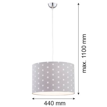 Argon 4134 - Lühter MAGIC 1xE27/15W/230V hall/valge