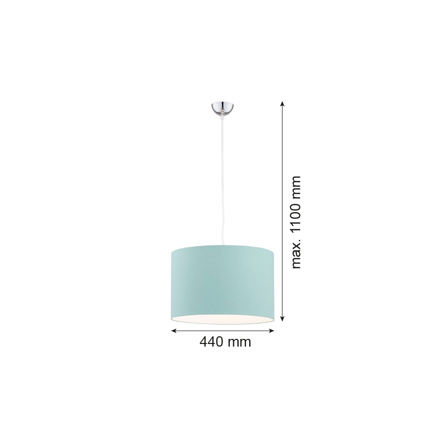 Argon 4135 - Lühter MAGIC 1xE27/15W/230V türkiis