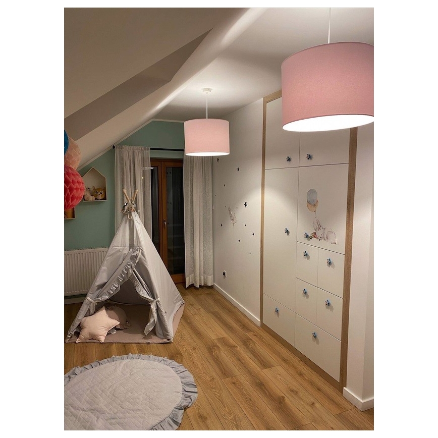 Argon 4136 - Lühter MAGIC 1xE27/15W/230V roosa