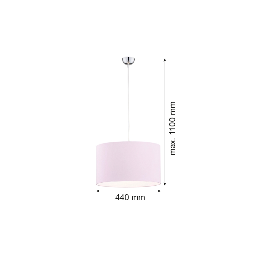 Argon 4136 - Lühter MAGIC 1xE27/15W/230V roosa