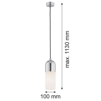 Argon 4211 - Lühter BURGOS 1xE27/15W/230V läikiv kroom