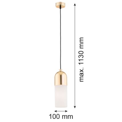 Argon 4212 - Lühter BURGOS 1xE27/15W/230V messing