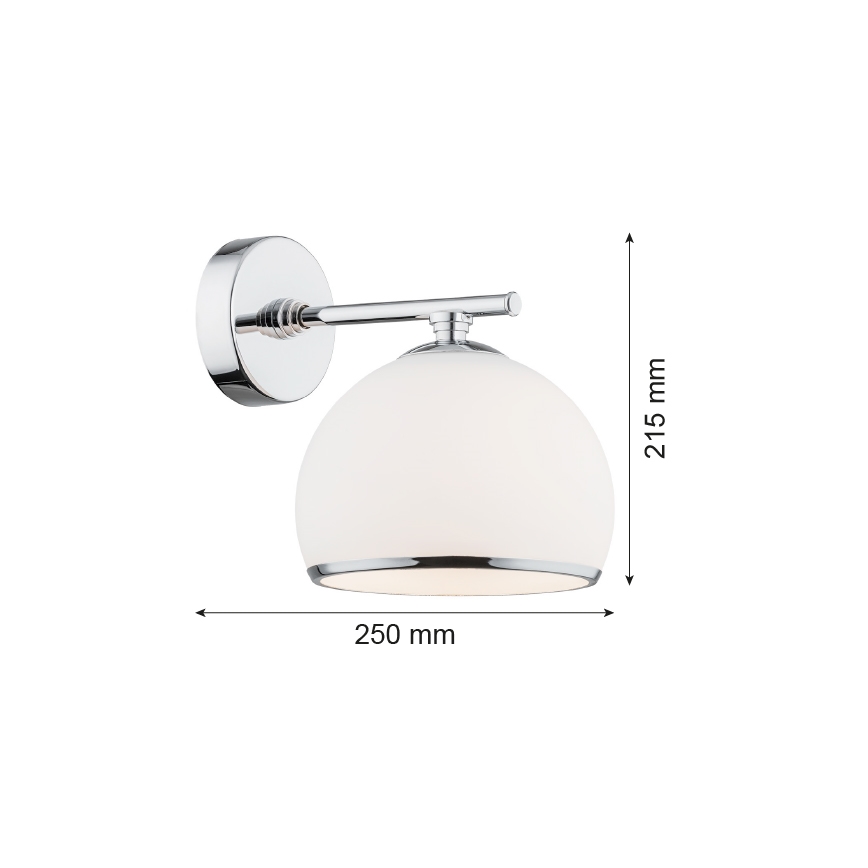 Argon 4254 - Seinavalgusti MARBELLA 1xE27/15W/230V läikiv kroom
