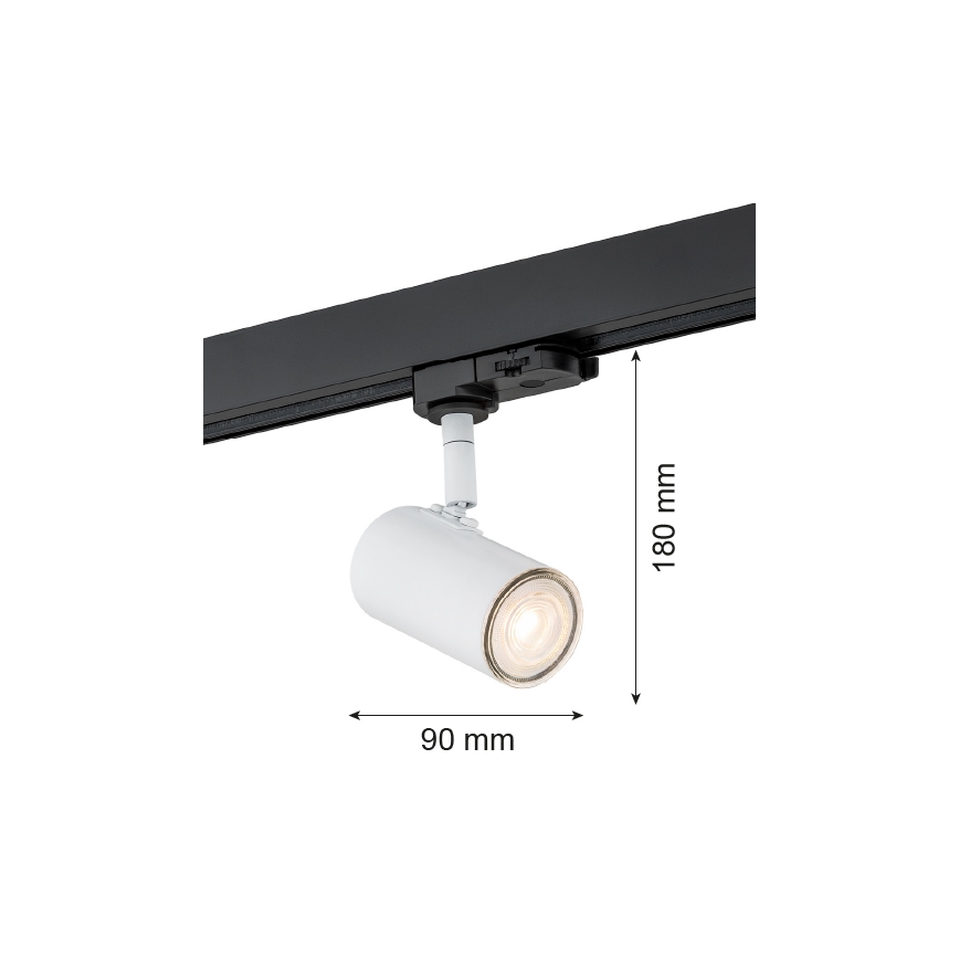 Argon 4327 - LED Kohtvalgusti rööbassüsteemile HORTA 1xGU10/5W/230V valge