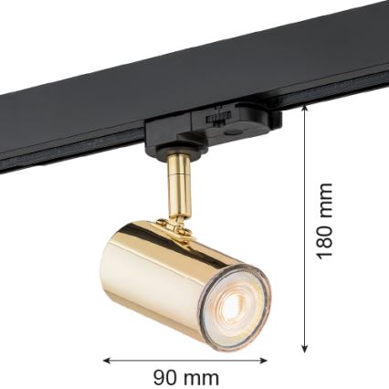 Argon 4328 - Kohtvalgusti rööbassüsteemile HORTA 1xGU10/5W/230V messing