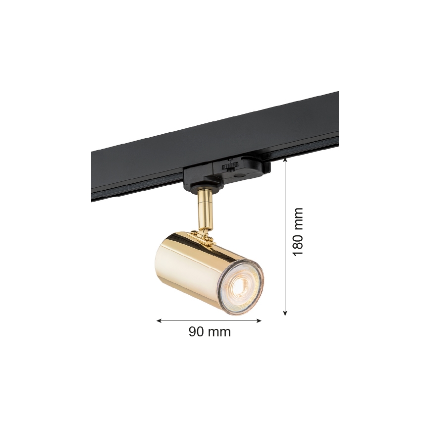 Argon 4328 - Kohtvalgusti rööbassüsteemile HORTA 1xGU10/5W/230V messing