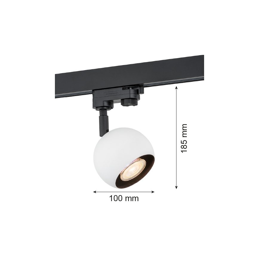 Argon 4377 - Kohtvalgusti rööbassüsteemi MURI 1xGU10/5W/230V valge