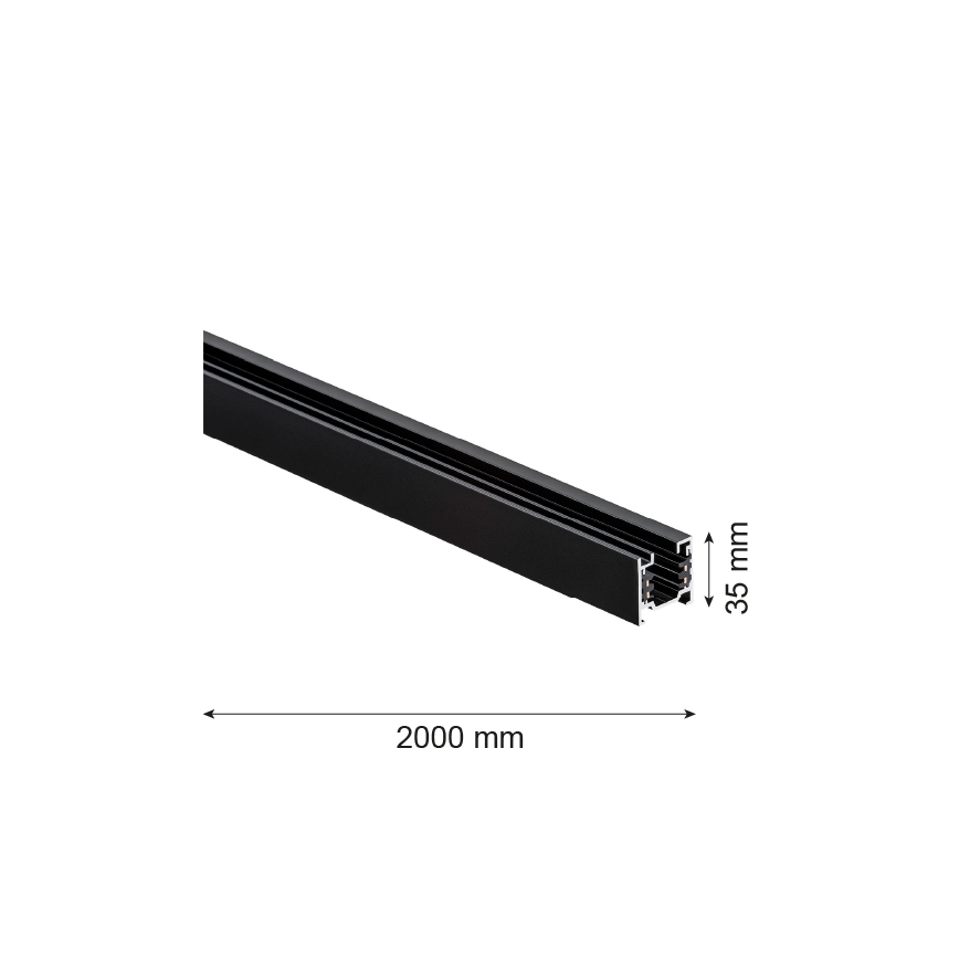 Argon 4380 - Rööbassüsteem 2 m must