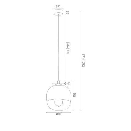 Argon 4676 - Lühter BALTIMORE 1xE27/15W/230V läikiv kroom