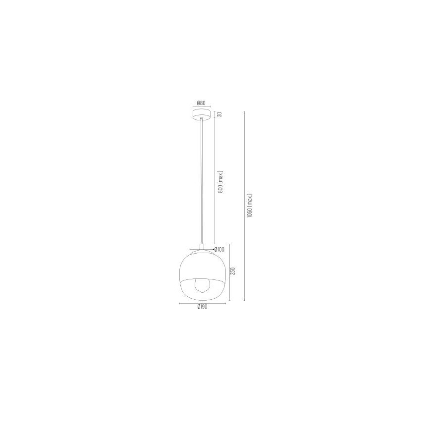 Argon 4676 - Lühter BALTIMORE 1xE27/15W/230V läikiv kroom