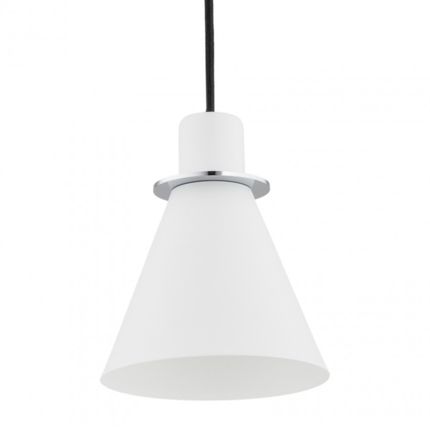 Argon 4681 - Lühter BEVERLY 1xE27/15W/230V valge/läikiv kroom