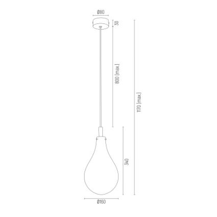 Argon 4716 - Lühter OAKLAND 1xG9/6W/230V