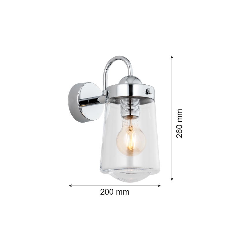 Argon 4719 - Vannitoa seinavalgusti PASADENA 1xE27/15W/230V IP44