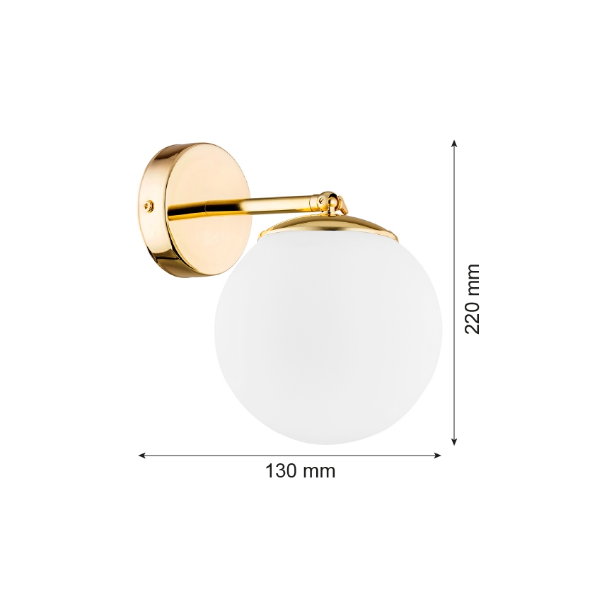 Argon 4744 - Seinavalgusti SATELITE 1xE27/15W/230V