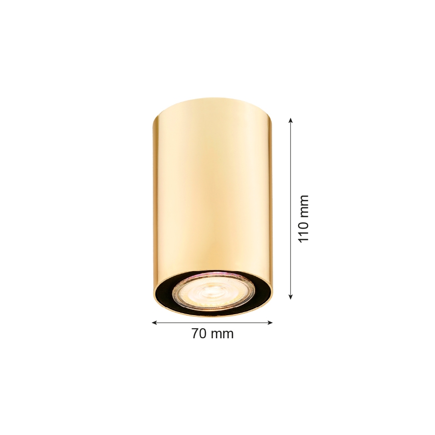 Argon 4759 - Laevalgusti TYBER 1xGU10/5W/230V kuldne