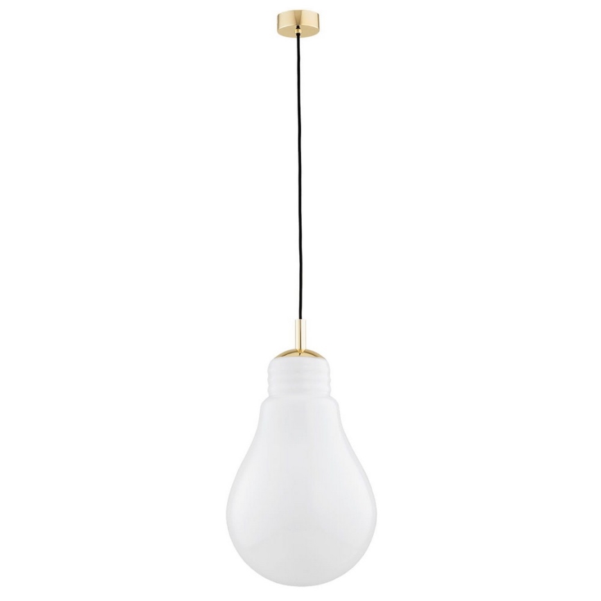 Argon 4879 - Lühter JESSE 1xE27/15W/230V kuldne/valge