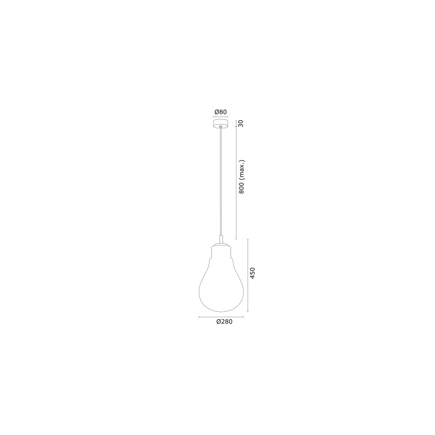 Argon 4879 - Lühter JESSE 1xE27/15W/230V kuldne/valge