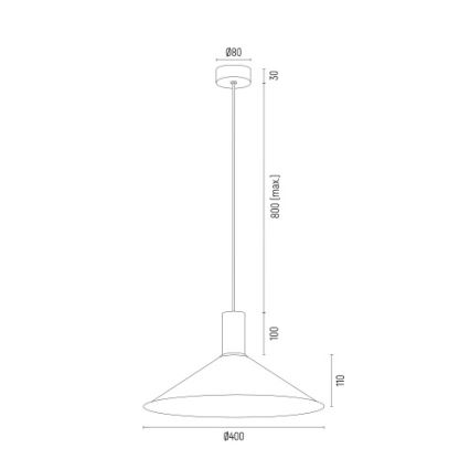 Argon 4913 - Lühter MINORI 1xE27/15W/230V roheline/kuldne