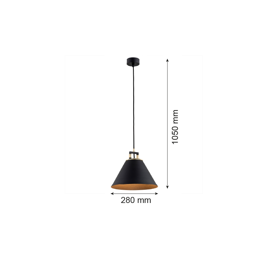 Argon 4915 - Lühter ORTE 1xE27/15W/230V must
